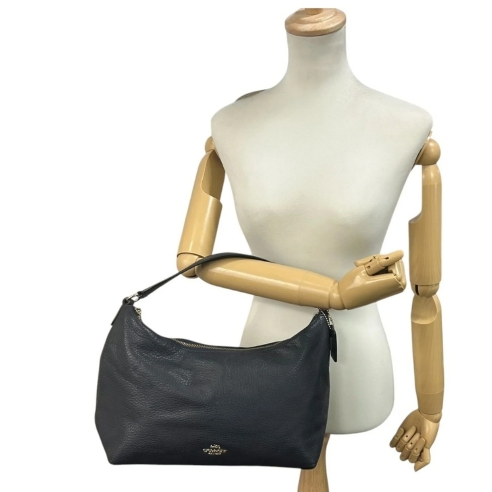 Coach Celeste Navy Hobo Bag Pebble Leather No Hang Tag Or Crossbody Strap